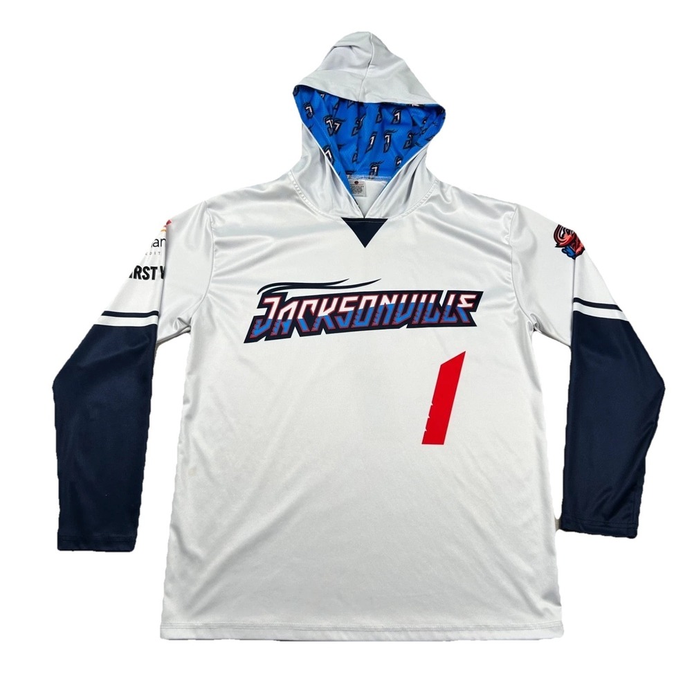 Destroyer Rocks Jumbo Shrimp Hoodie Mens XL Minor League Baseball Jacksonville